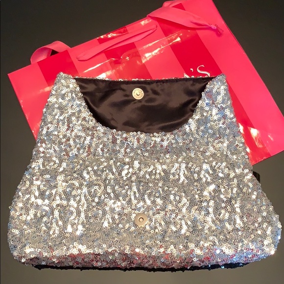 VICTORIA’s SECRET Sequin Clutch/ Cosmetic Bag - Picture 4 of 6